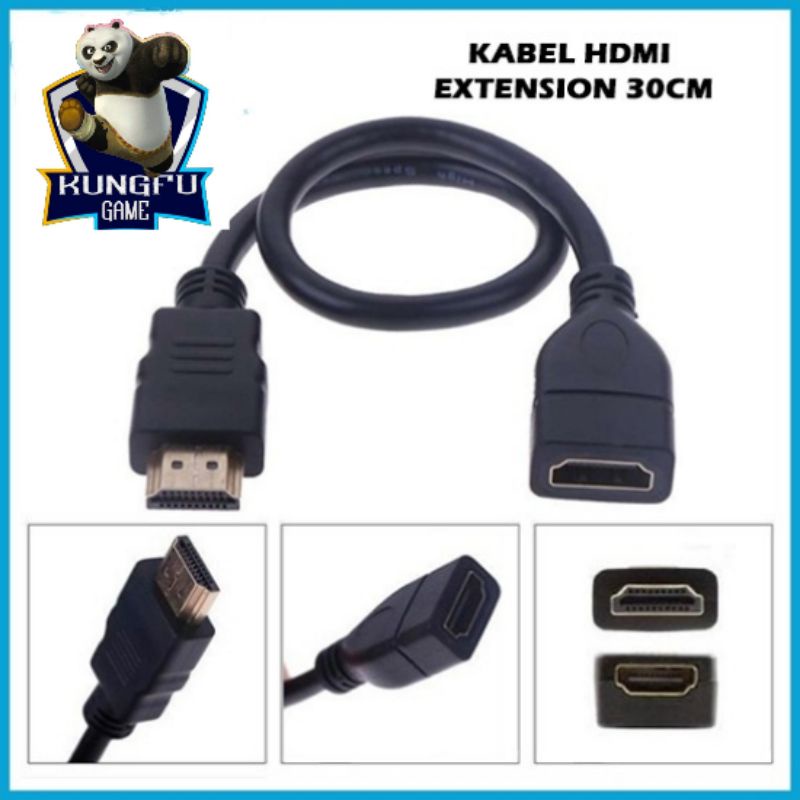HDMI male to female 30 cm