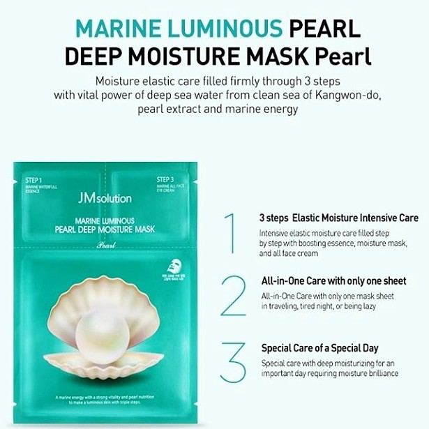 Masker Wajah Korea BPOM Serum Wajah, Pelembab Wajah dan Cream Wajah Marine Luminous White Pearl