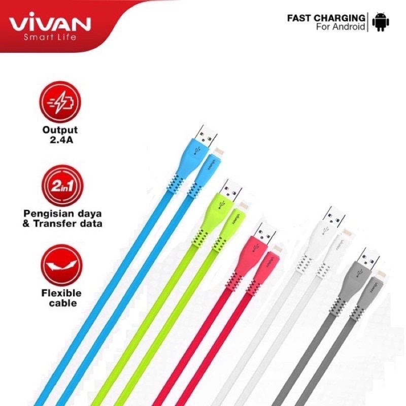 PROMO KABEL DATA VIVAN CSL 100S ISI 40PCS