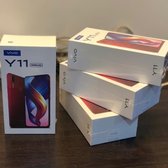 VIVO Y11 2/32 - 2 GB 32 GB - Garansi Resmi - Biru - Merah