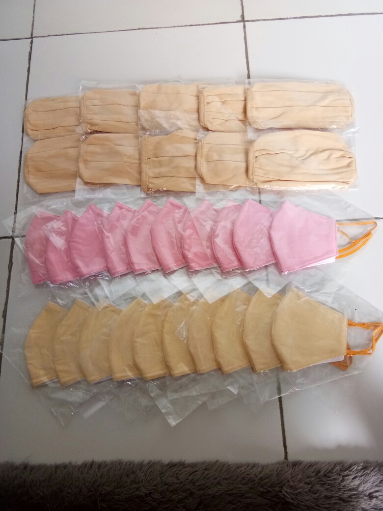 Masker Kain Kaos Nyaman, 2 Lapis Bisa Selip Tissue