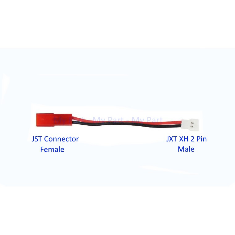 Converter JST to JST XH 2 Pin