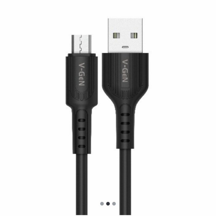 KABEL DATA USB MICRO V-GEN VCB-21 100CM VCB21 CABLE FAST CHARGING VGEN