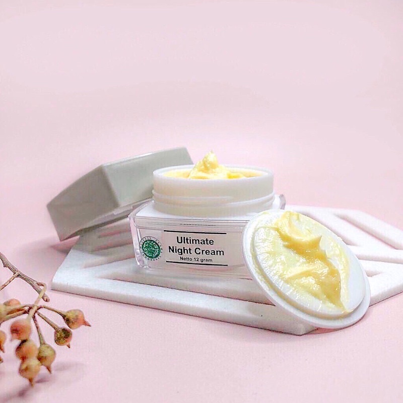 Ultimate Night Cream by MS GLOW (krim malam untuk kulit flek)