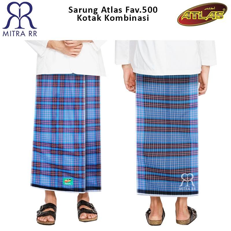 Sarung Atlas Favorit 500 Motif Kombinasi Kotak Sarung Dewasa