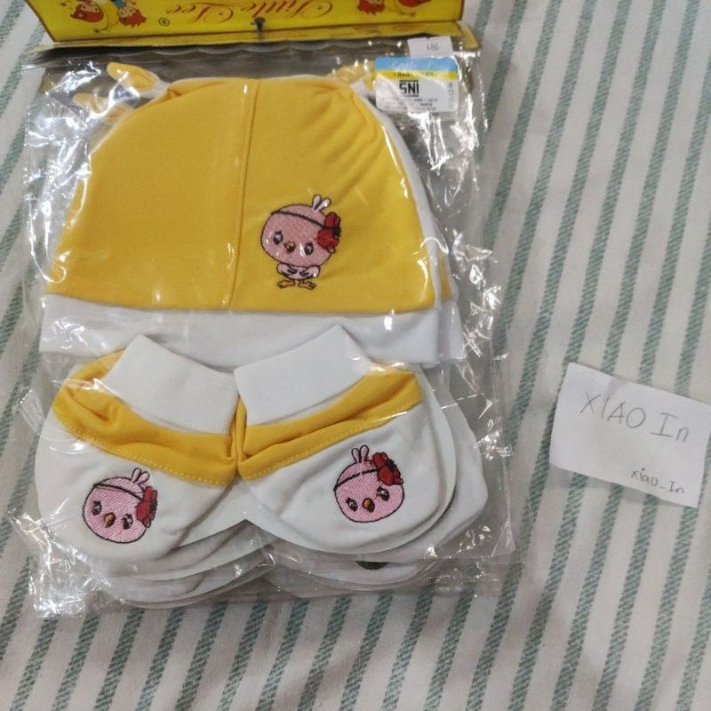 Little Lee Topi kupluk bayi set sepatu