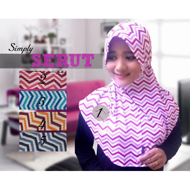 CUCI GUDANG JILBAB JOKOWI SERUT MOTIF ZIGZAG&HIJAB SIMPLE&HIJAB SERUT