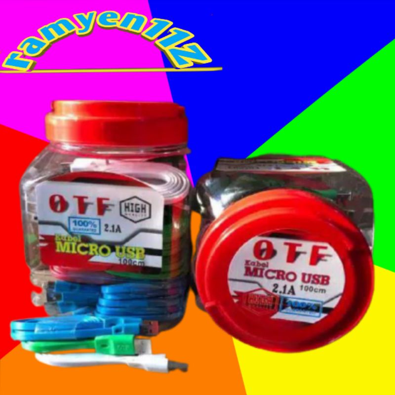 Kabel Data OTF USB micro ecer Kabel Charger OTF Micro Android BB