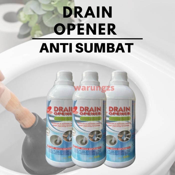 Anti Mampet Anti Sumbat Wc Wastafel Penghancur Kotoran Drain Opener