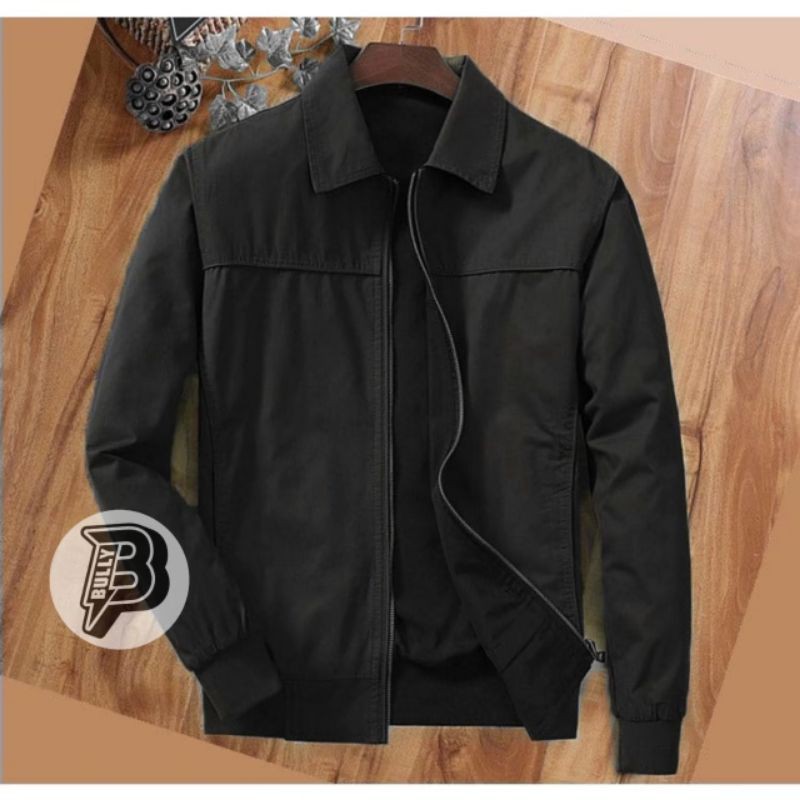  JAKET  PRIA  Trend  Line BLACKTIPE Laki Laki Cowok Abu Hitam 