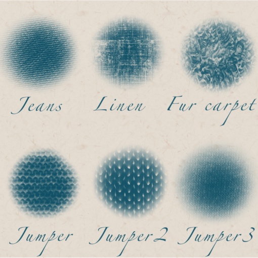 Procreate Brush - Fabric Texture Brushes for Procreate