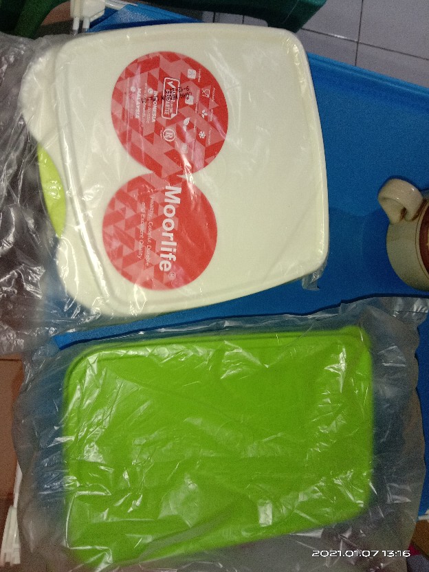 Toples Moorlife Scatolla Ecer Isi 890ml - Perpcs (bahan Plastik Premium Tebal )