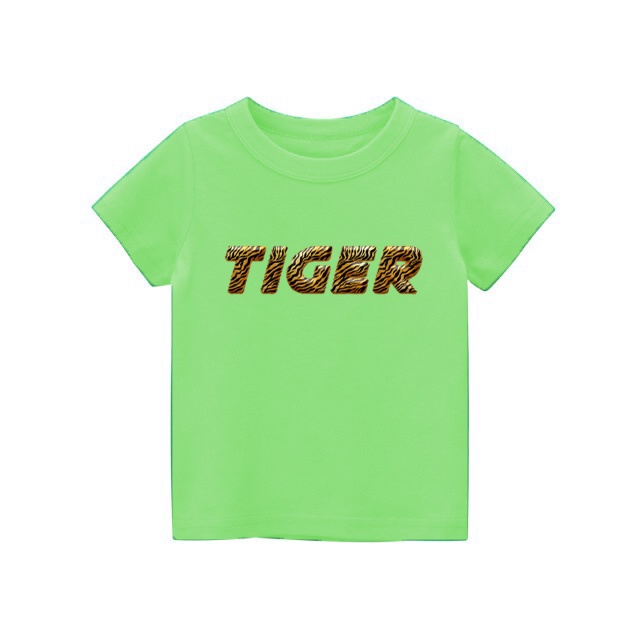 Kaos anak Strep Tiger kaos anak usia 1-8 tahun