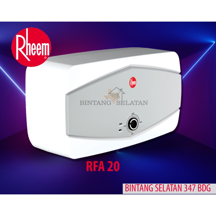 WATER HEATER RHEEM RFA SLIM 20 LITER RHEEM RFA 20