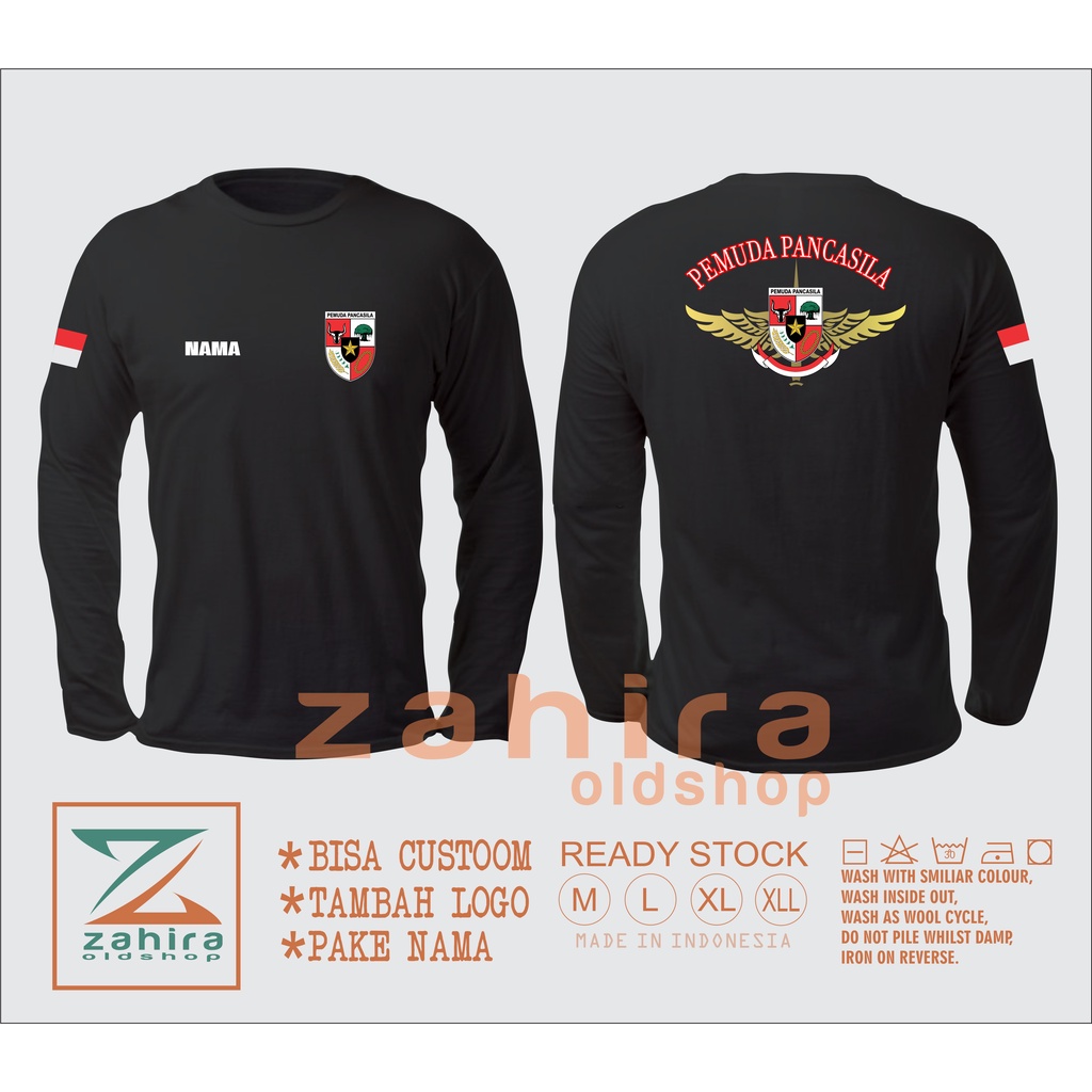 Kaos Pemuda Pancasila / Baju Pemuda Pancasila / Atasan PP Pemuda pancasila Lengan Panjang