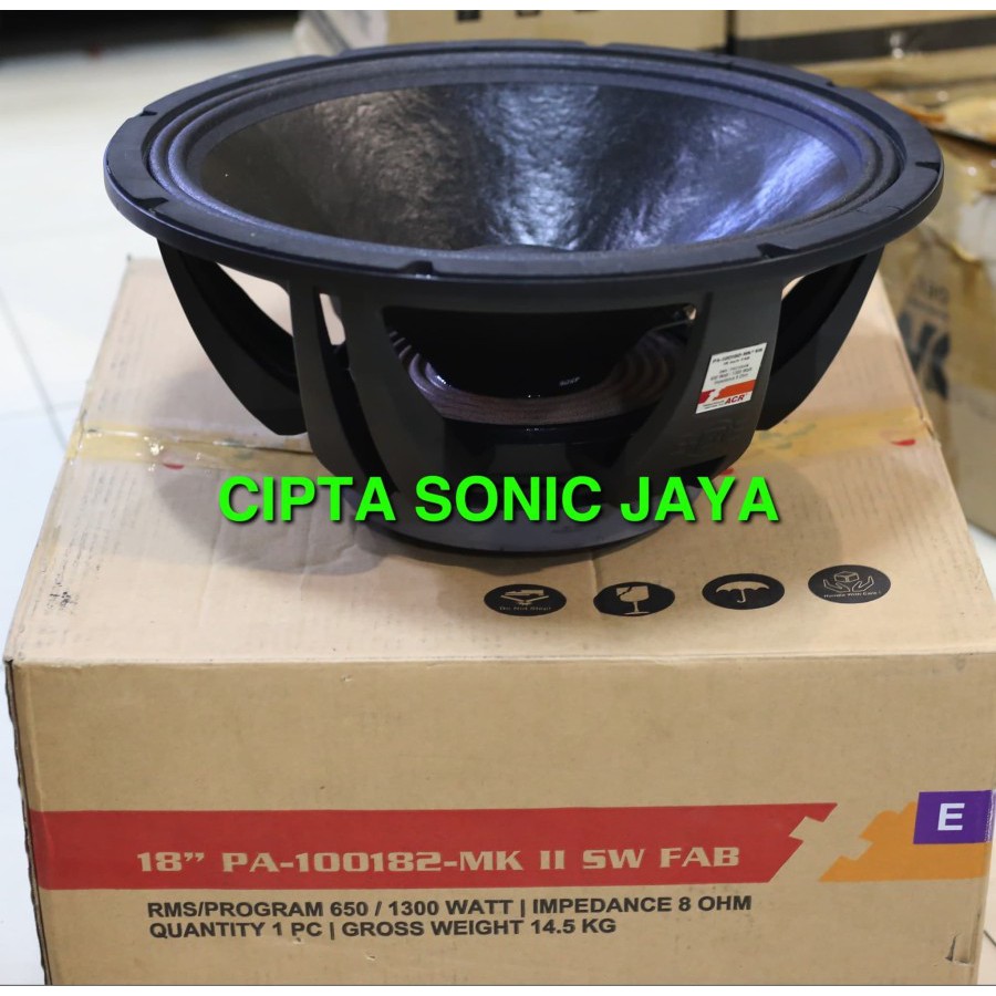 (PETI KAYU) speaker 18 inch ACR Fabulous 100182 SW MKII