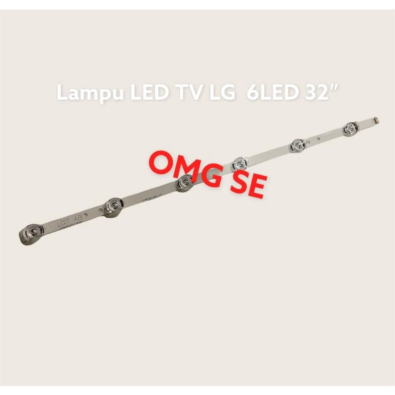 lampu LED TV LG 6 kancing 32"