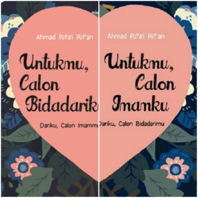 Buku Untukmu Calon Bidadariku Dan Untukmu Calon Imamku Ahmad Rifai Rifan Buku Islam Islami