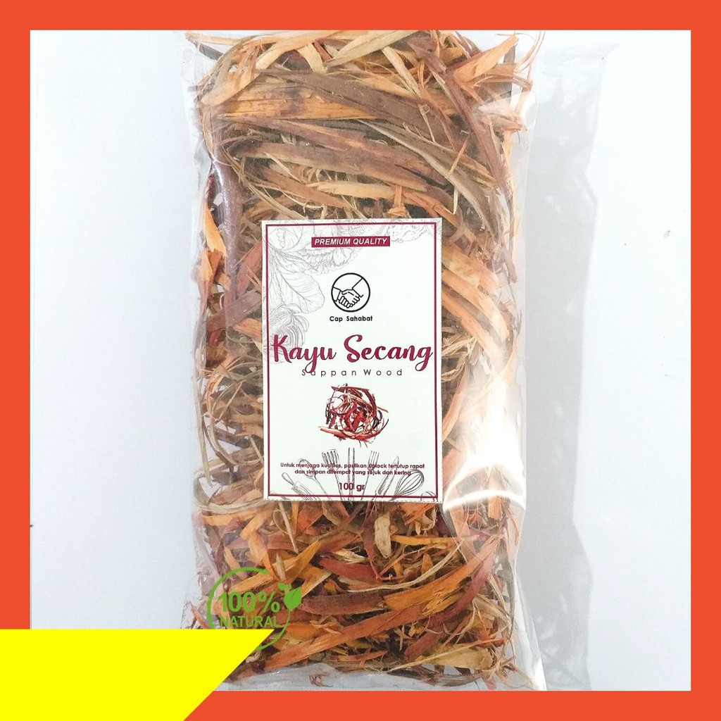 

100gr Kayu Secang/Sappan Wood 100% PREMIUM QUALITY