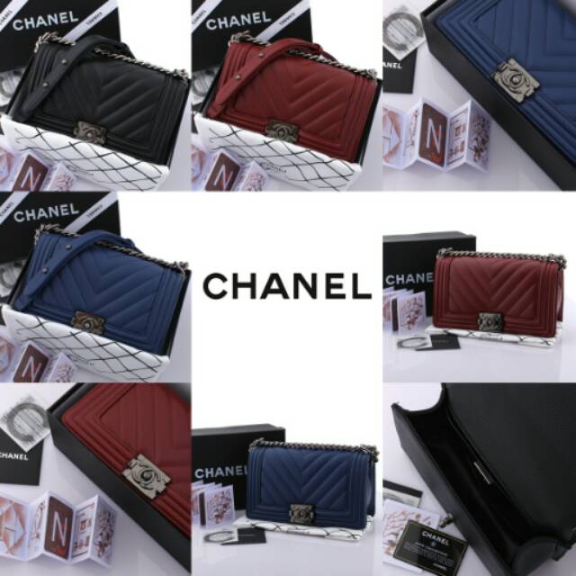 CHANEL BOY CHEVRON CAVIAR 9006 (16)