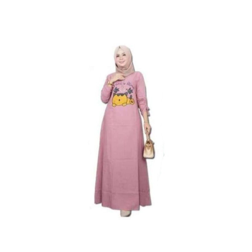 Baju Wanita Terbaru,Terkini,Terlaris dan Termurah Kitty Maxi LMS 7294 75190 7971