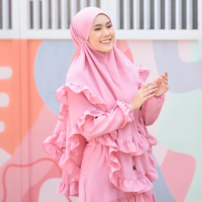 Koyu Hijab Instan Bergo Khimar Sabrina 2layer