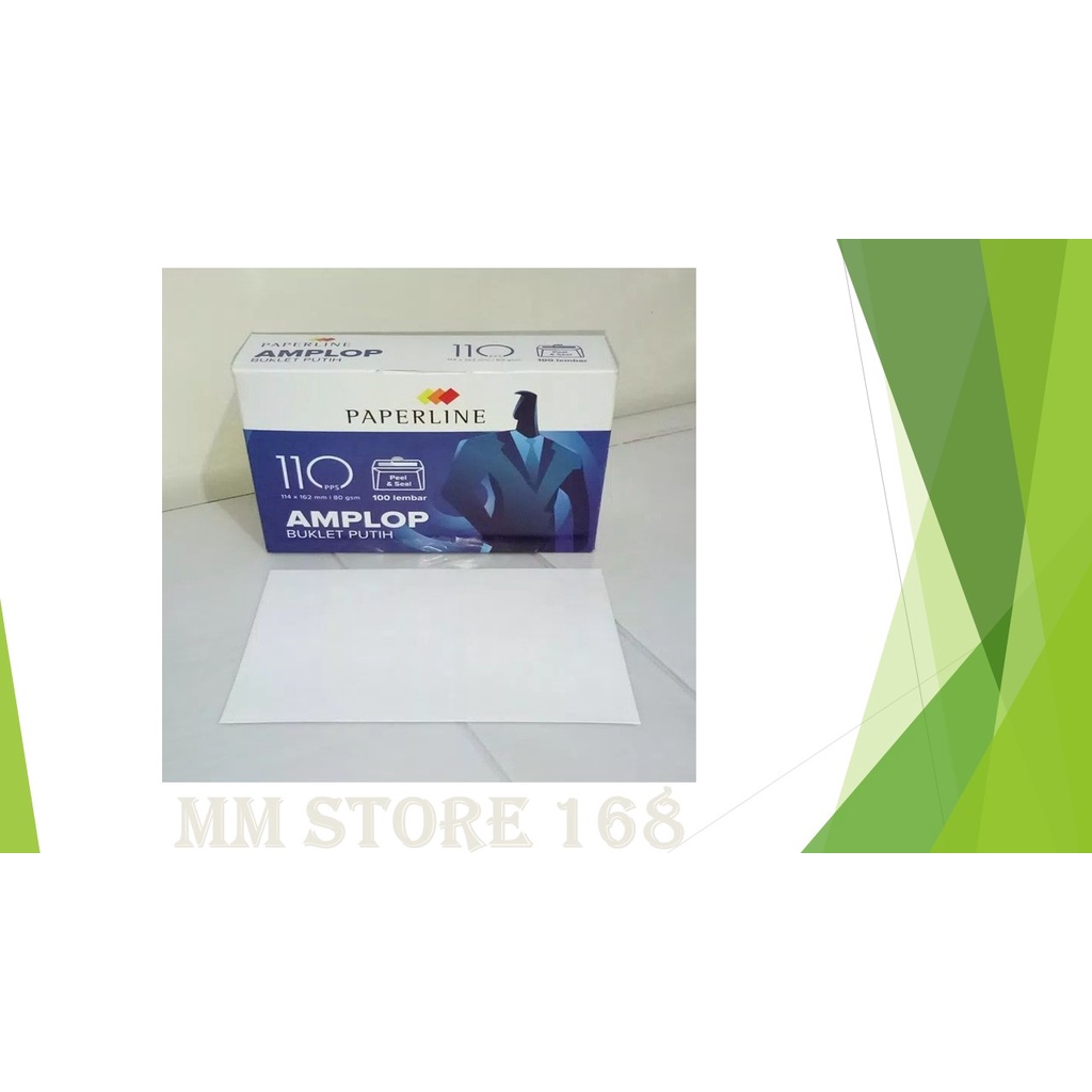 

Amplop Putih No.110 Merk Paperline ( Isi 100 lembar )