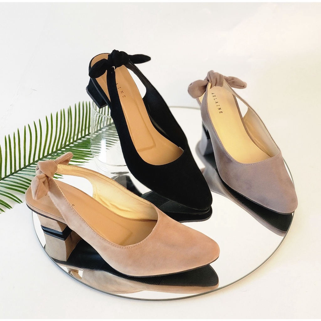 Arlaine - Rinaya Sepatu Heels Wanita  / Sepatu Heels Kerja / Sepatu Heels / Heels 5cm / Heels Selop