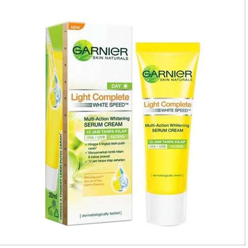 GARNIER LIGHT COMPLETE WHITESPEED WHITENING DAY SERUM CREAM UV 20ml