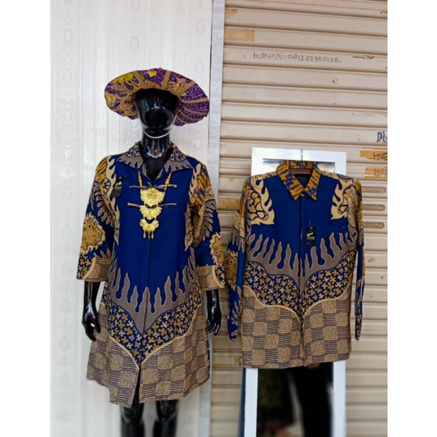 KEMEJA BATIK PASANGAN BAHAN DOBBY PREMIUM THAMRIN CITY