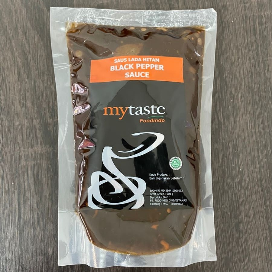 MYTASTE SAUS 500GR RASA BARBEQUE BLACKPEPPER JAMUR