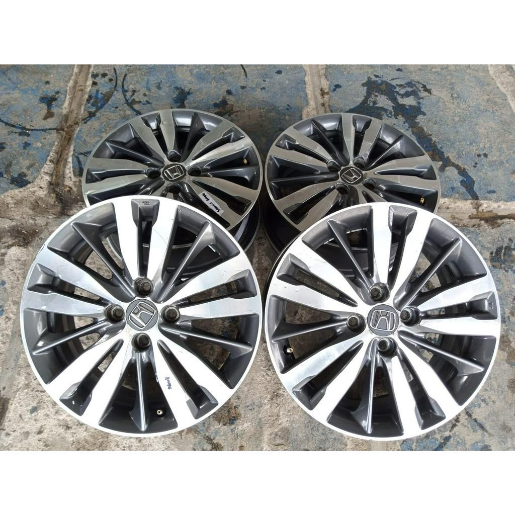 velg oem bekas jazz rs ring 16 baut 4x100 pnp city brio sigra calya mobilio