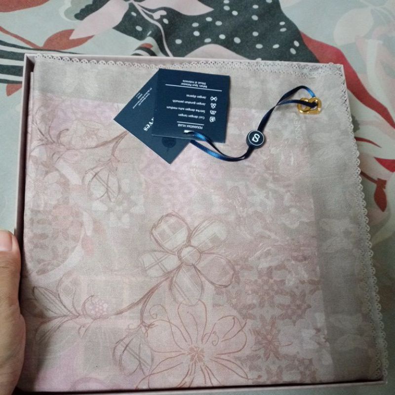 buttonscarves the dream park milk tea voal