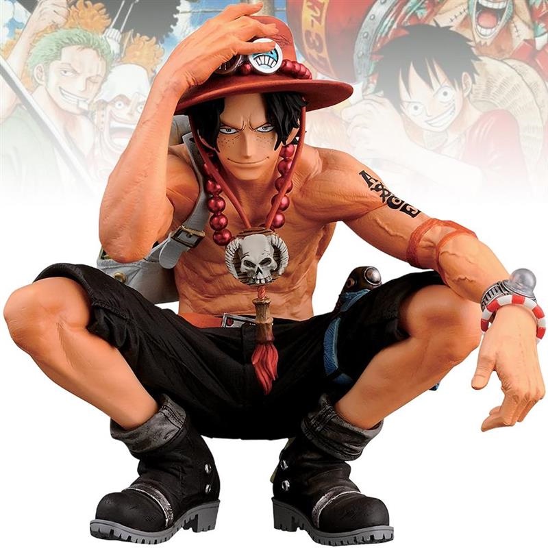 Action Figure Karakter Anime One Piece Portgas D Ace Ukuran 13cm