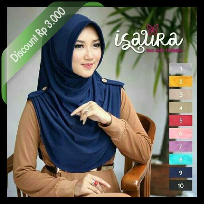Flash Deal Kerudung  Instant Isaura Terbaru Fashion Muslim 20 100 Scarf