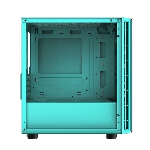 CASING XIGMATEK OMG AQUA BLUE MESHED GRILL TEMPERED GLASS - Case Micro M-ATX