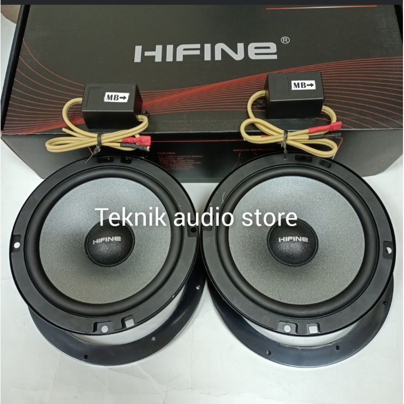 Speaker Midbass Hifine Plus Crossover-Ring Midbass
