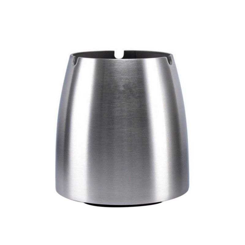 Asbak Bulat Stainless Anti Angin Cylinder