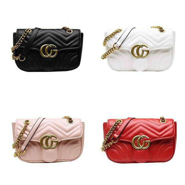 Gucci Marmont Shoulder Bag 361# Gold 