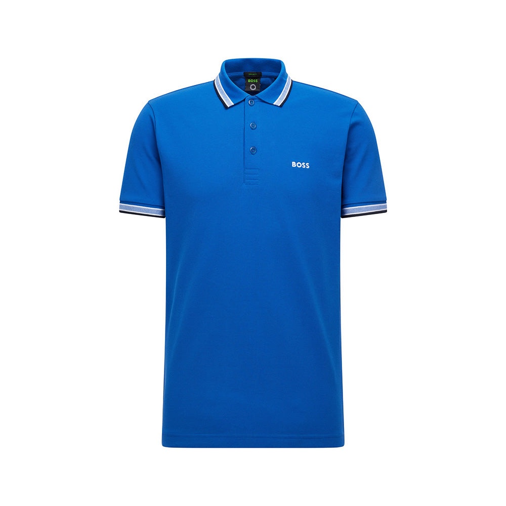 Hgo Boss Paddy Regular Fit Polo Shirt Blue 100% Original