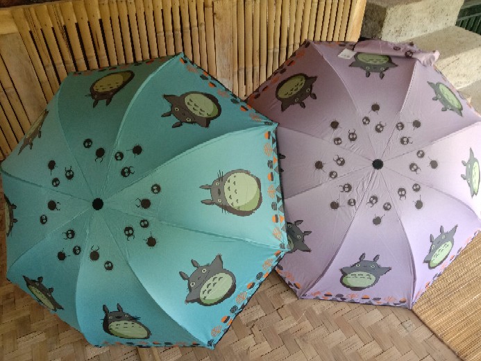 Tepbrella Payung Lipat 3 Mangkok Nagoya Totoro Kawaii