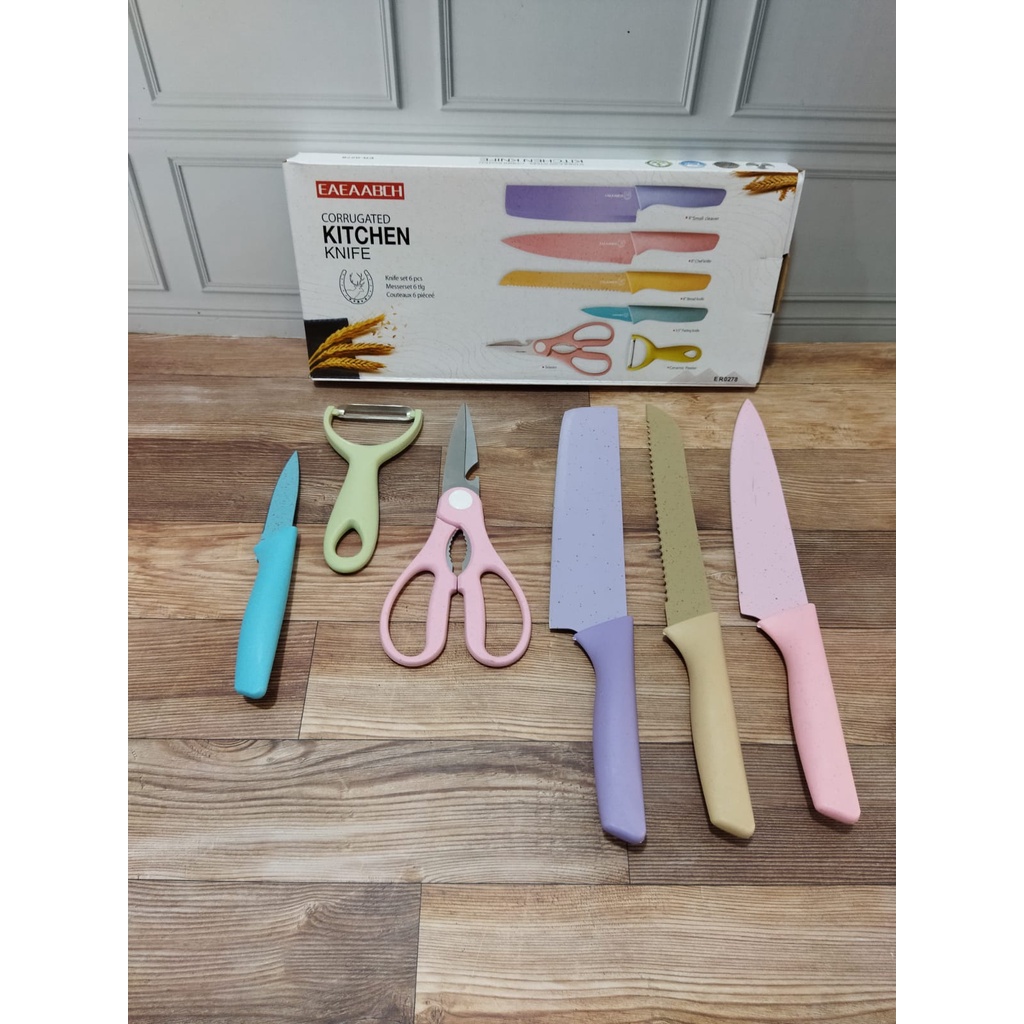 Pisau Set Dapur / Corrugated Kitchen Knife