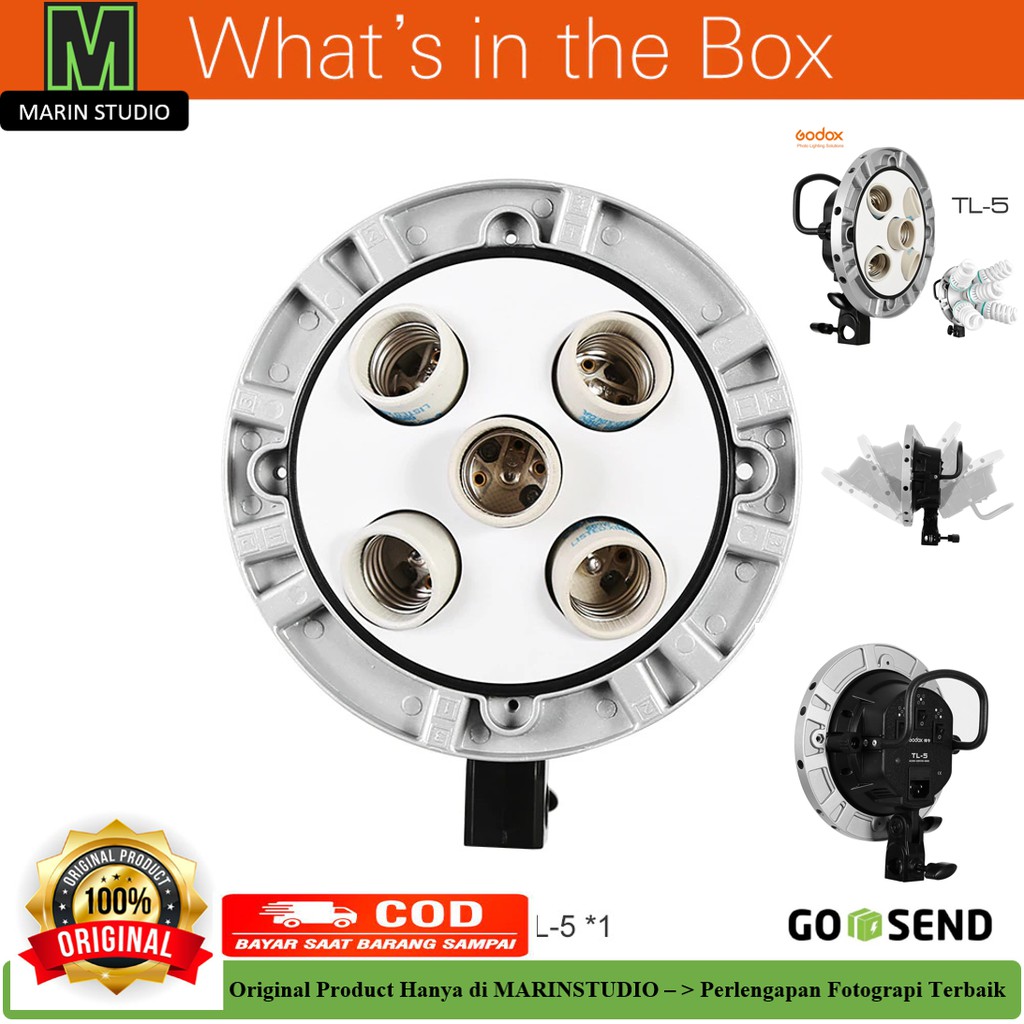 Jual Godox Socket Soket Bohlam Lampu Kamera Foto Studio Holder
