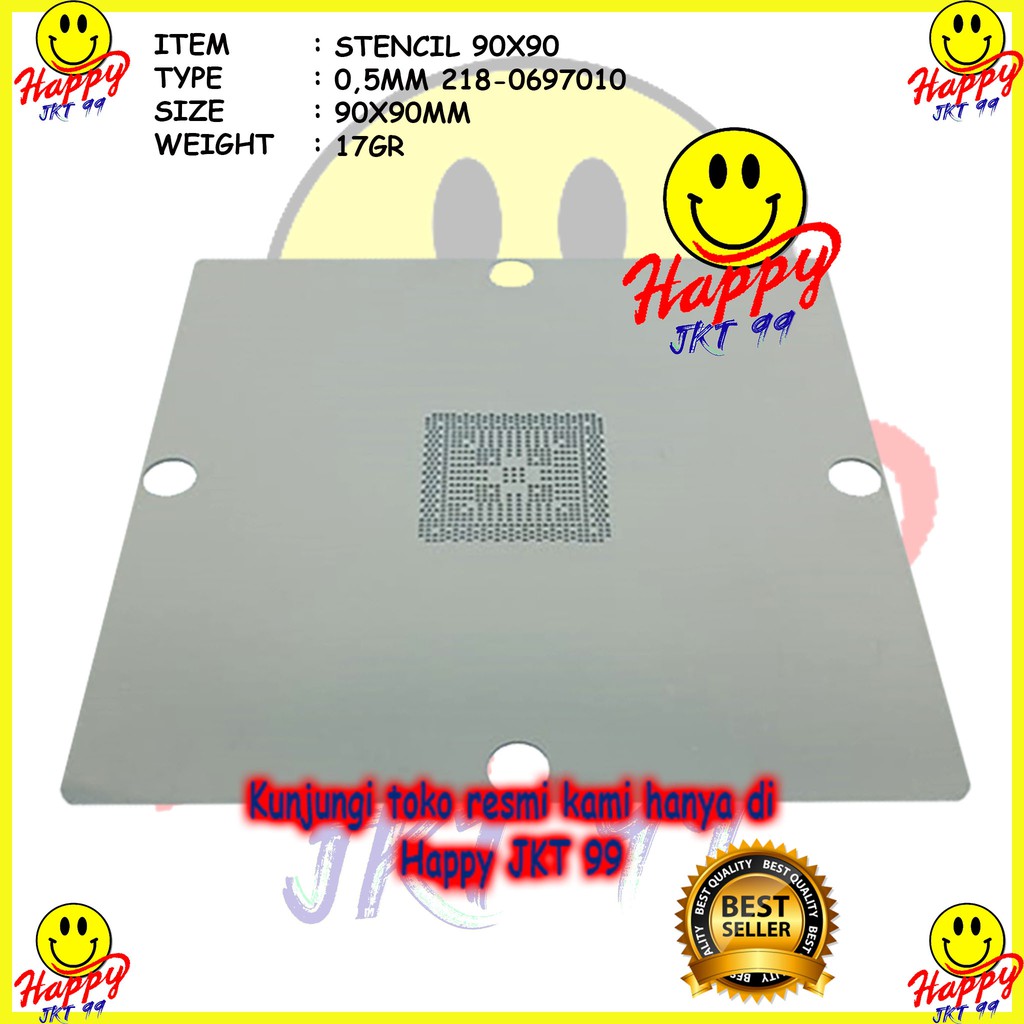 [ HAPPY JKT 99 ] STENCIL 90X90 218-0697014 218-0697010 218-0792001 218-0792006