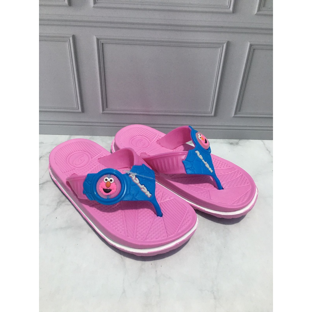 DX-293D-1 Sandal Jepit Karakter Elmo Anak Perempuan Merek Dulux Ukuran 24-29