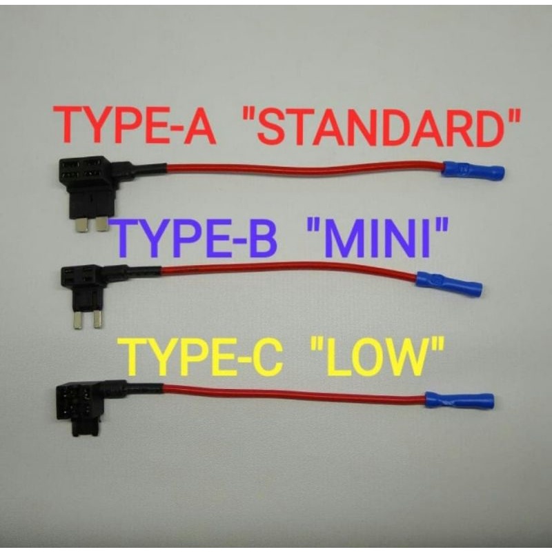Kabel Cable Fuse Tap Sekring Sekreng Tap Fuse Box Arus Tambahan