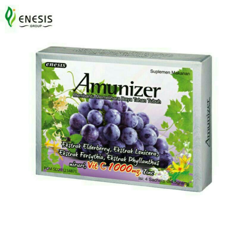 

amunizer minuman vitamin C sacet isi 4 .