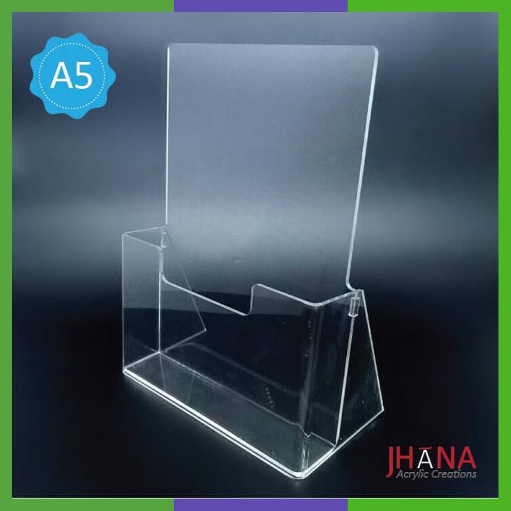 

Tempat Brosur Akrilik / Acrylic Ukuran A5 Tb35