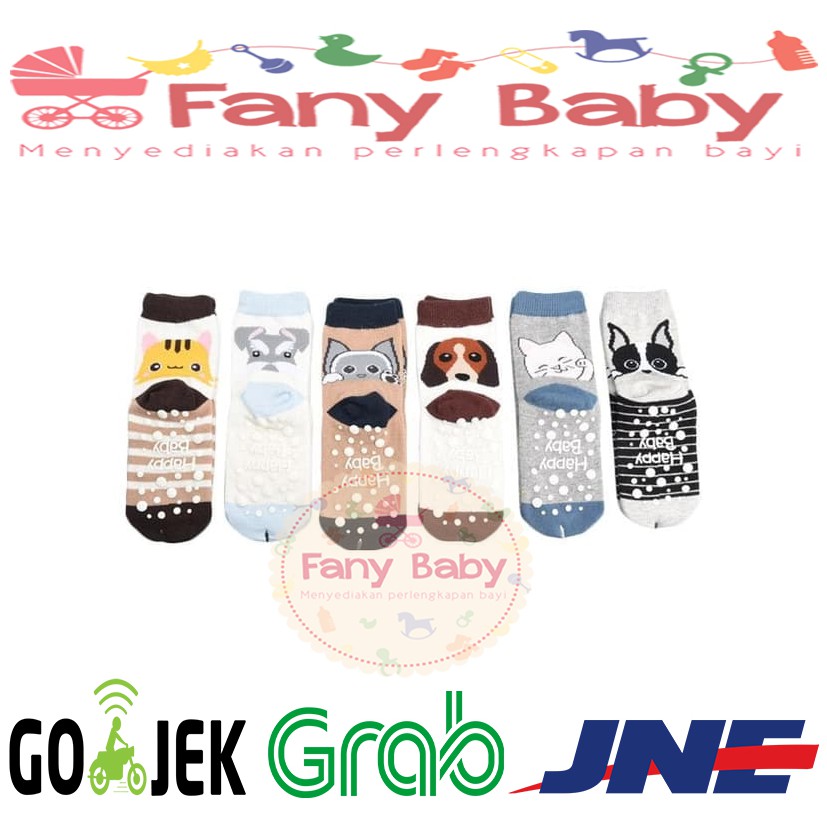 Happy Baby Kaos Kaki Cats and Dog 24-36m