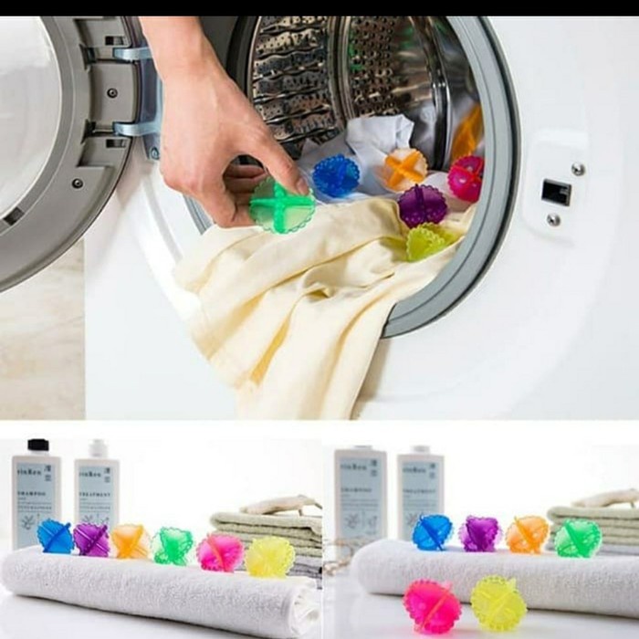 Igrosir Bola Laundry Karet Rubber Untuk Pembersih Celana &amp; Baju Di mesin Cuci